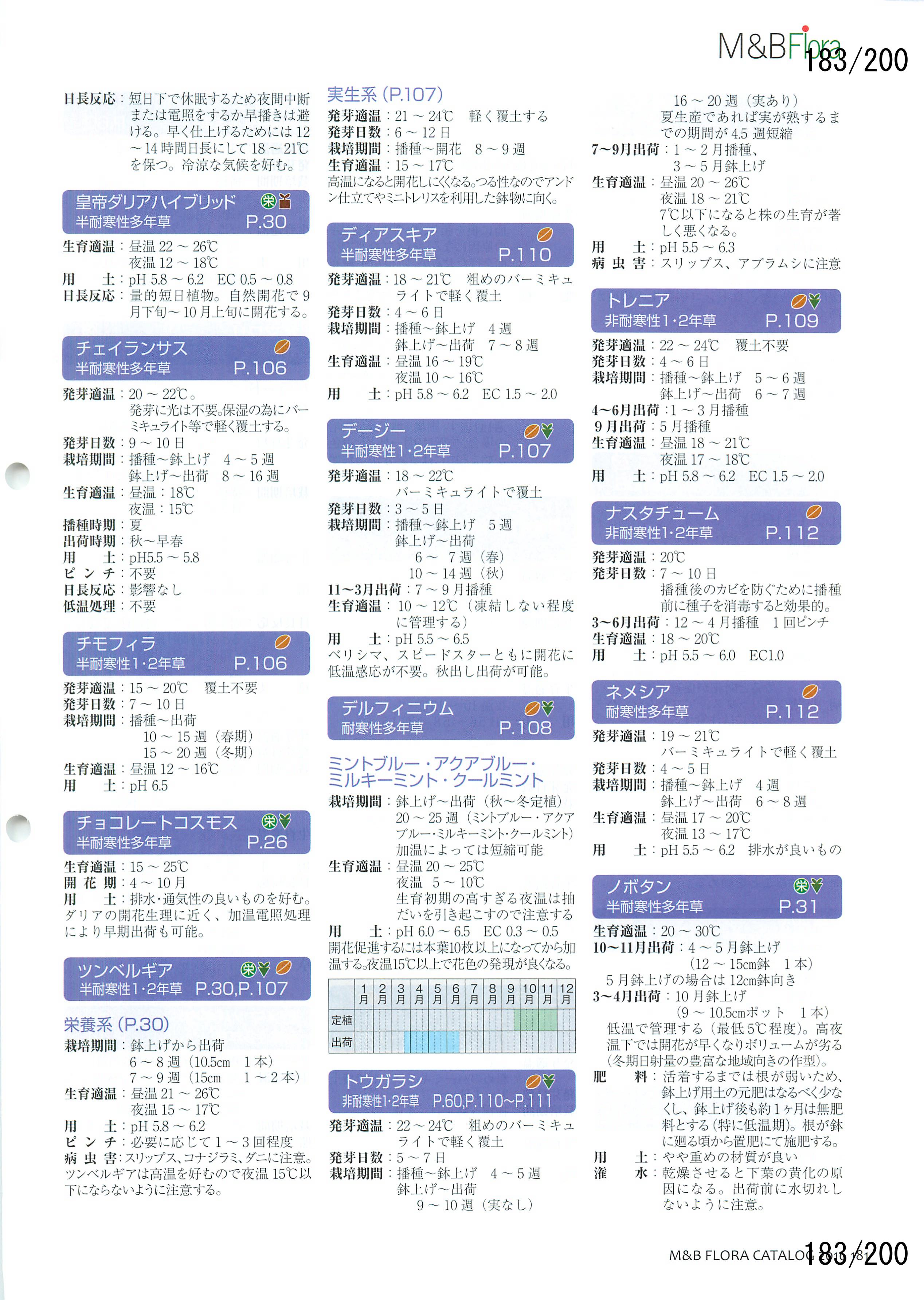 M&B Flora Vol.20F183y[W