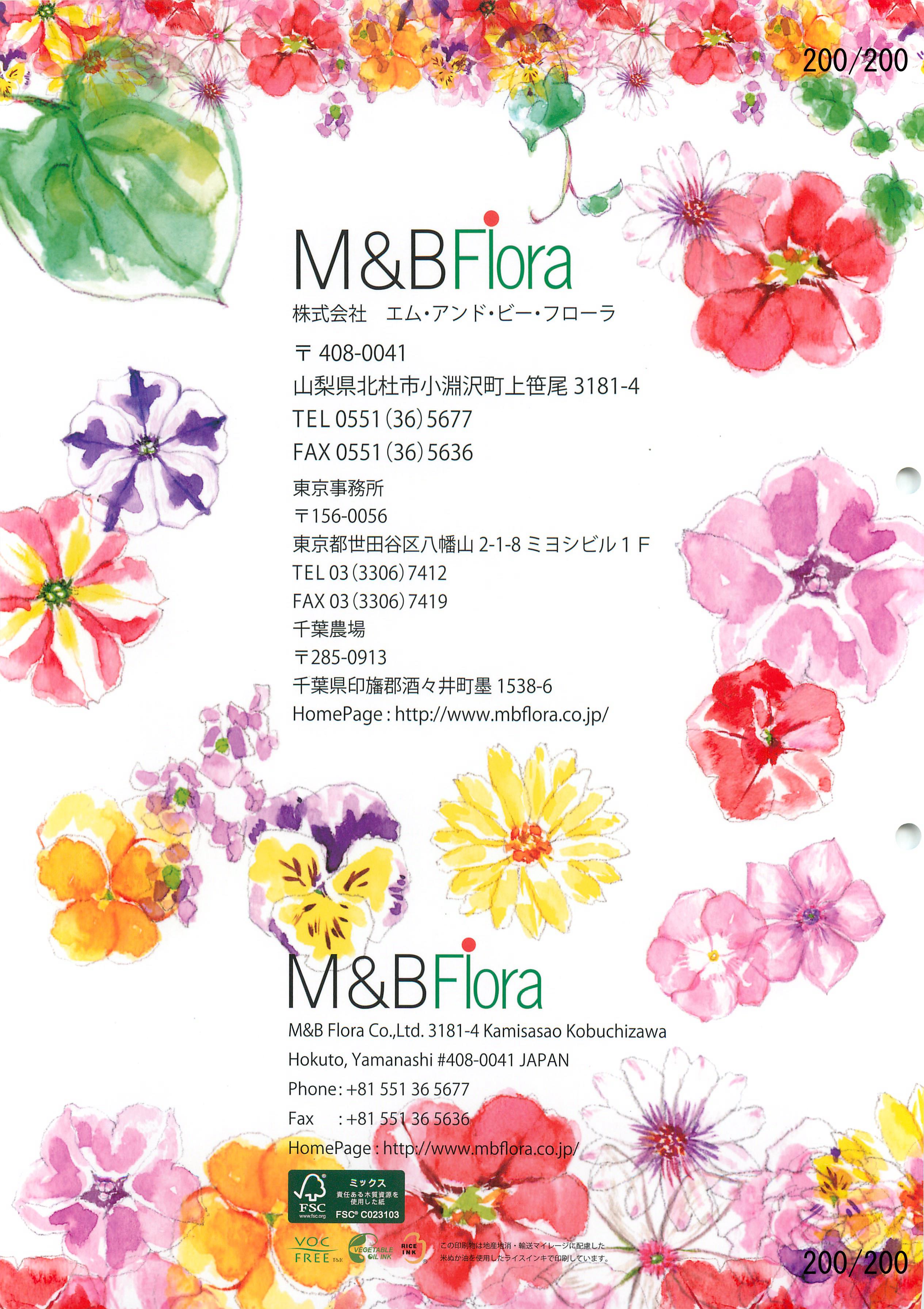 M&B Flora Vol.20F200y[W