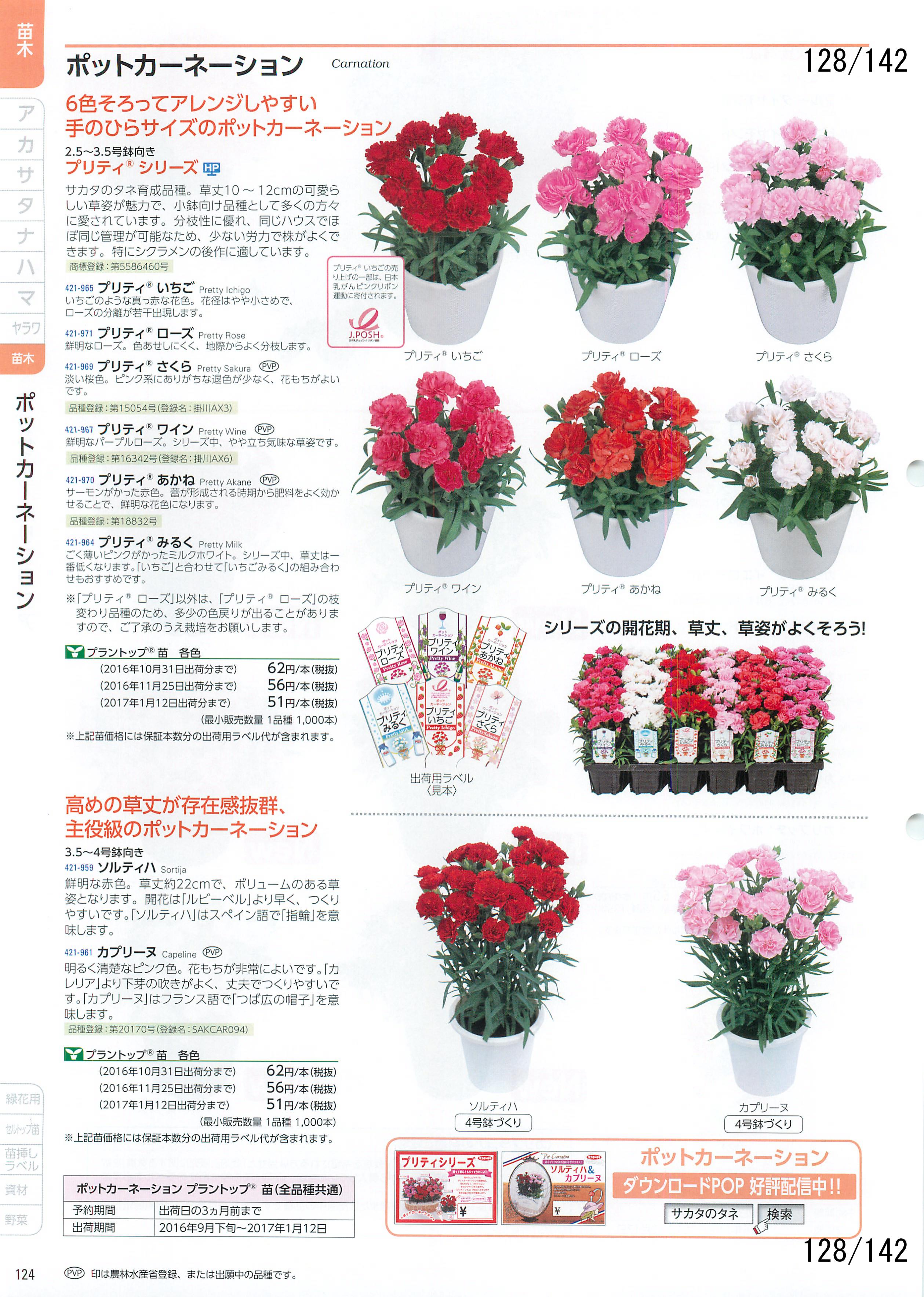 サカタの花 CATALOG No.92：128ページ